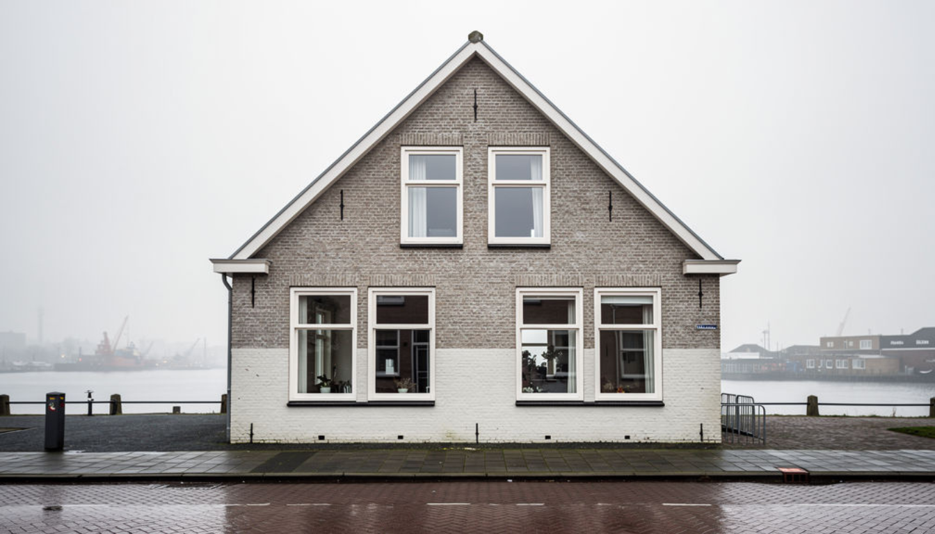 foto van ouderwetse huizen
